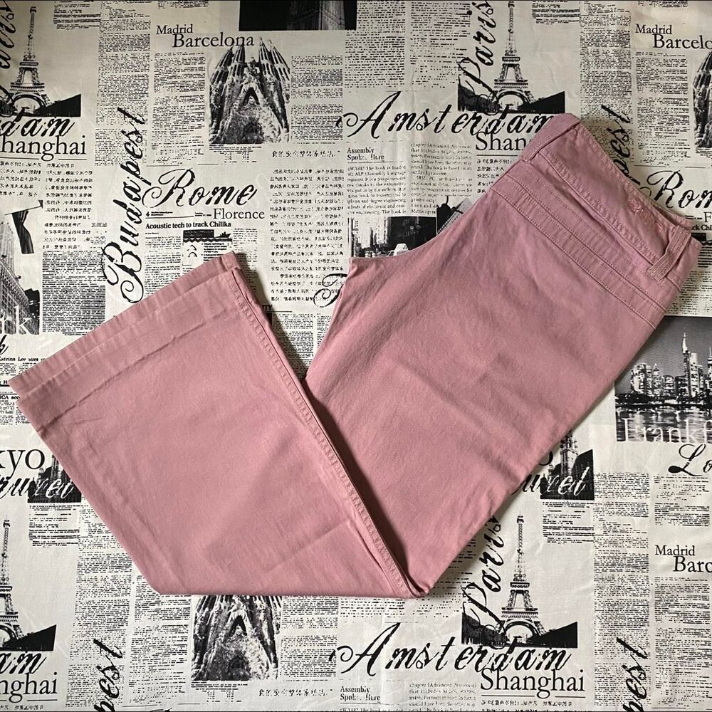 DNA It's In Your Genes Women's Purple pink y2k pants flared leg mid rise vintage